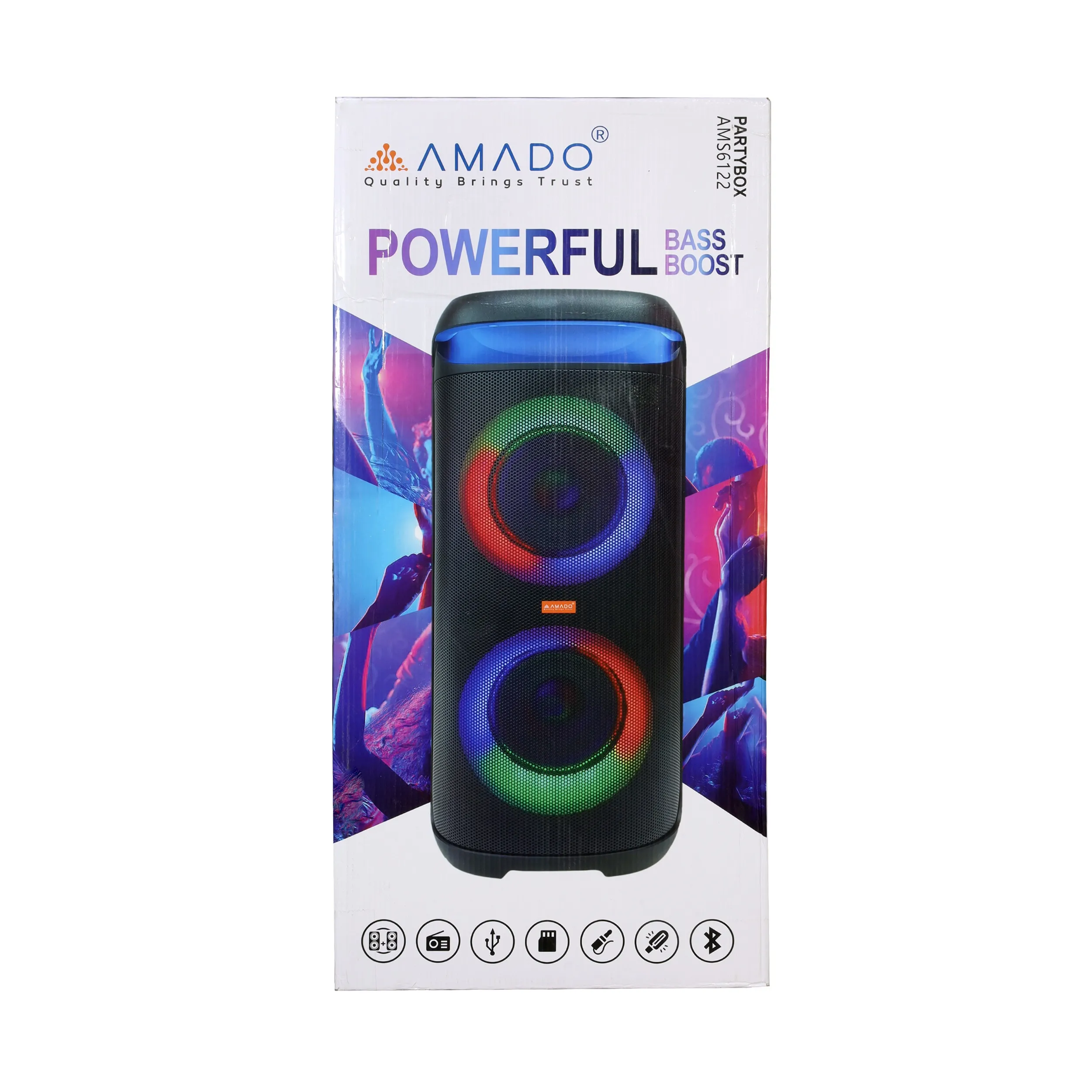 اسپیکر قابل حمل آمادو مدل Amado AMS6122 Speaker