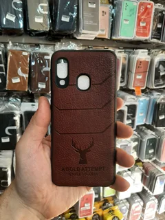کاور/قاب ژله ای طرح چرم گوزن مدلsamsung A20E