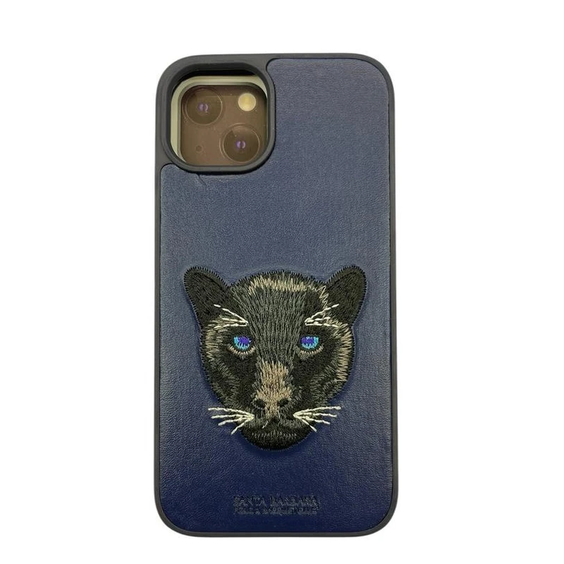 کاور پولو مدل ببر سیاه مناسب برای گوشی موبایل اپل iphone 13 normal