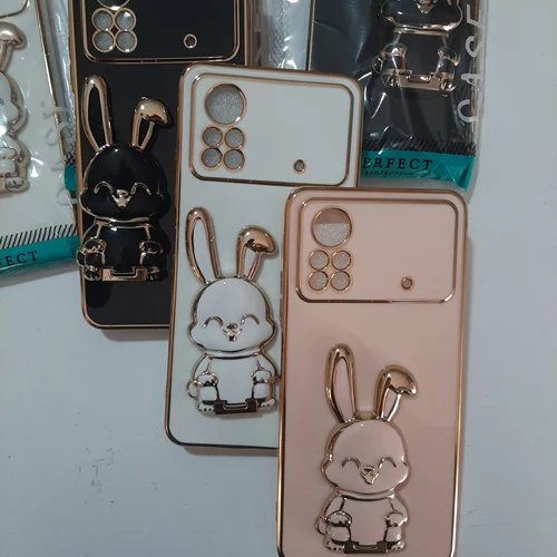 کاور/قاب مای کیس استندشو دوره طلایی GoldLine خرگوشی شیائومی Xiaomi Poco X4pro
