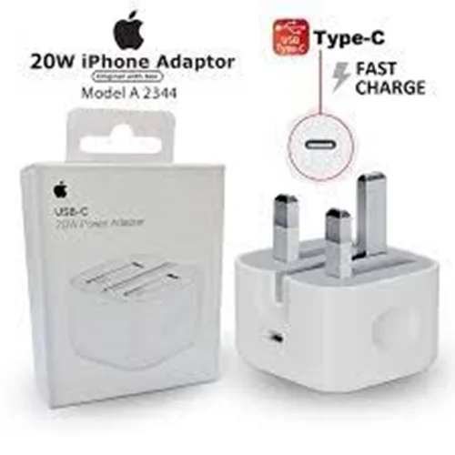 کله شارژر اپل 20 وات اصل Apple 20W Power Adapter USB-C
