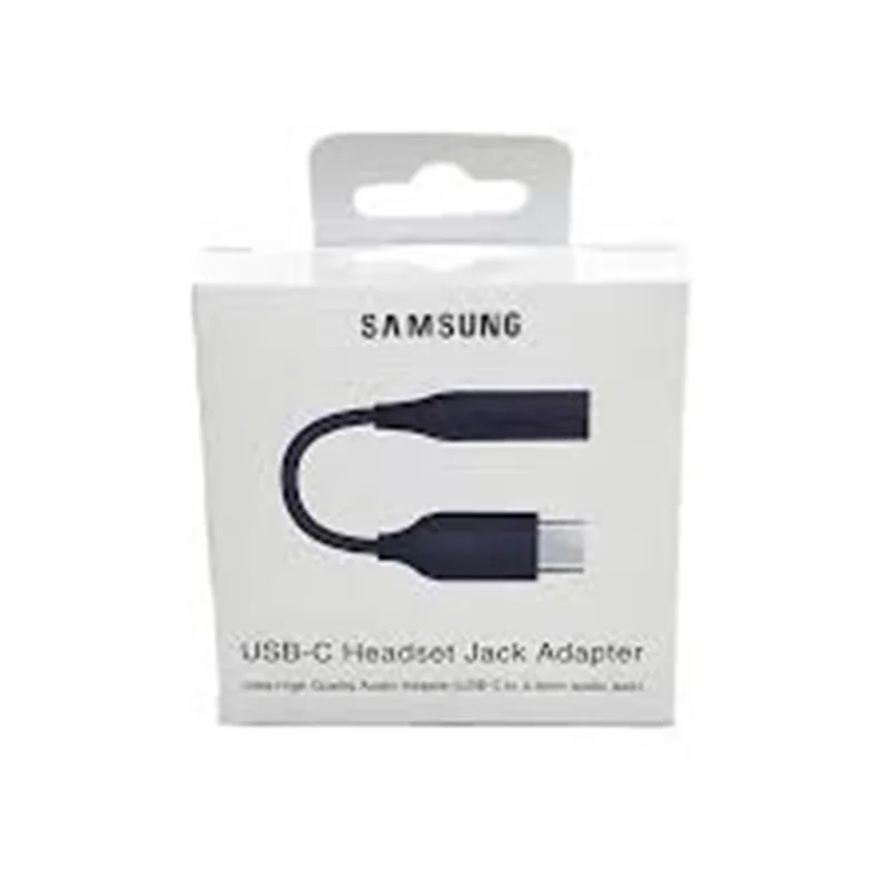 کابل ویتنامی اصلی تبدیل USB-C به جک 3.5 میلیمتری صدا مدل Samsung Type-C Headset Jack Adapter