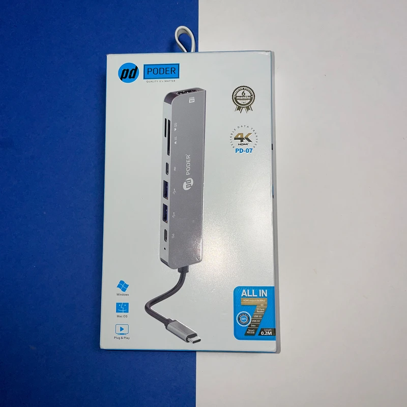 هاب 4 پورت USB 3.0  مدل PD-07