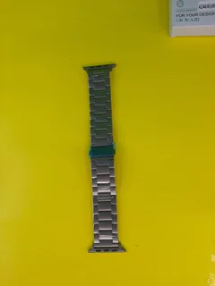 بند ساعت هوشمندفلزی ضد زنگ اپل واچ تک رنگ سایز42/44/45/49