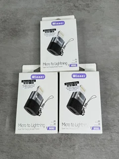 تبدیل ومبدل میکرو به لایتینگ آیفون اصل Micro to Lightningشرکتی مدلW002