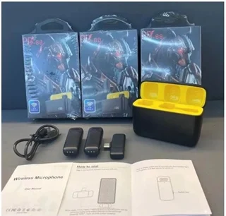 میکروفون یقه ای بی سیم دوکاربره مدلPD-88