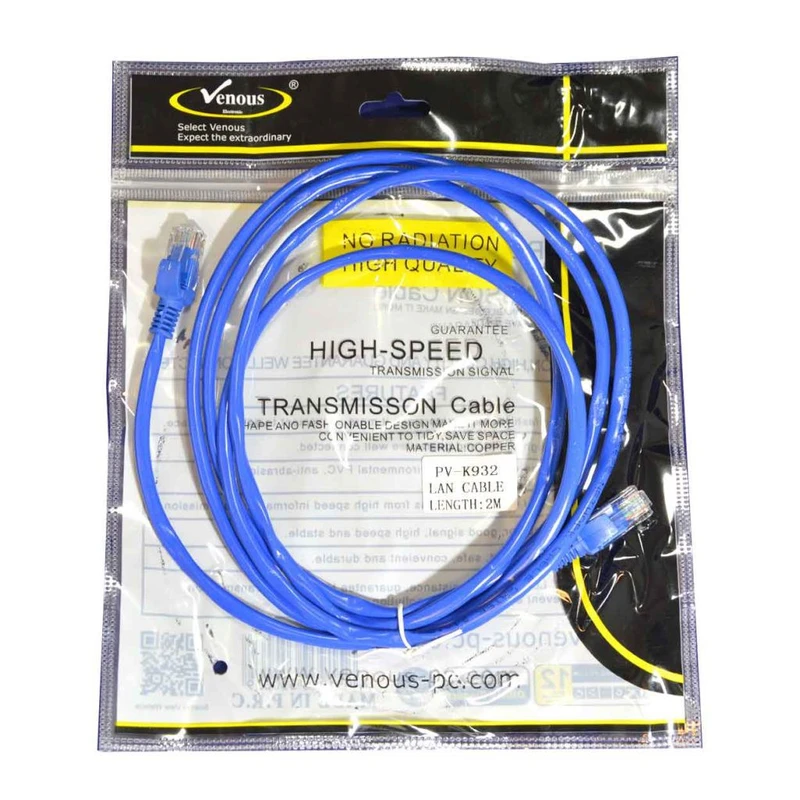 پچ کورد CaT5e ونوس  مدل PV-K933 طول 3 متر