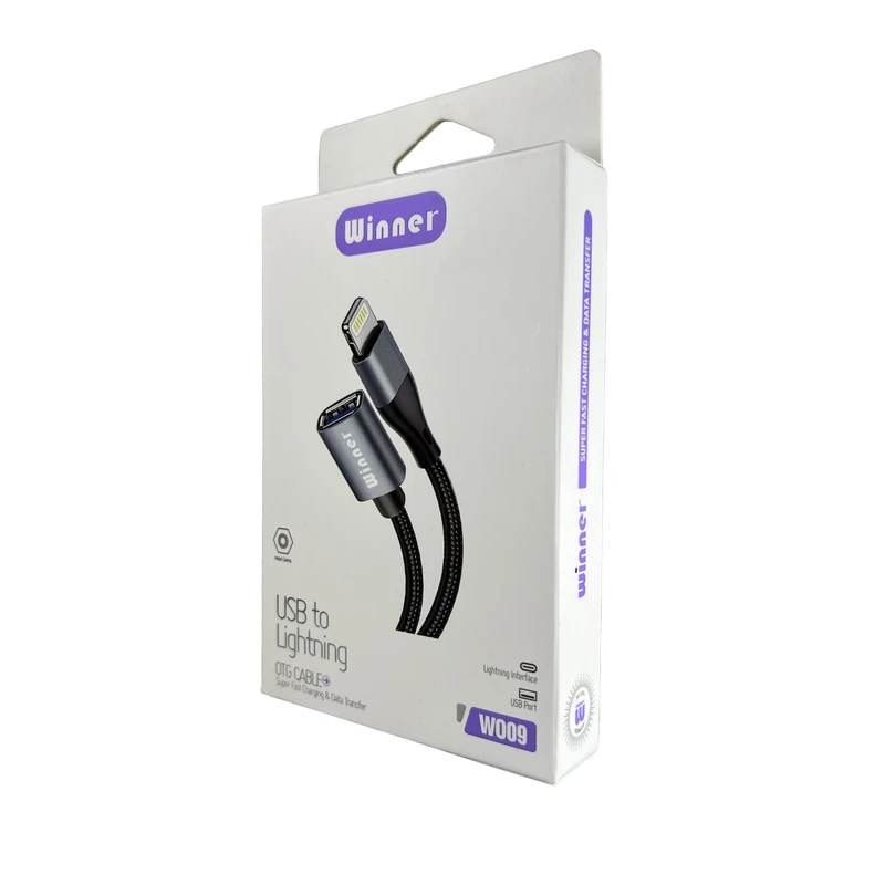 مبدل لایتنینگ  به OTG وینر مدل WO09