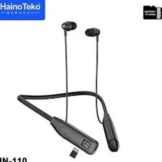 هندزفری بلوتوث هاینو تکو Hn110 اصلی با نگهداری ۱۱۰ ساعتی شارژ ا Haino teko hn110