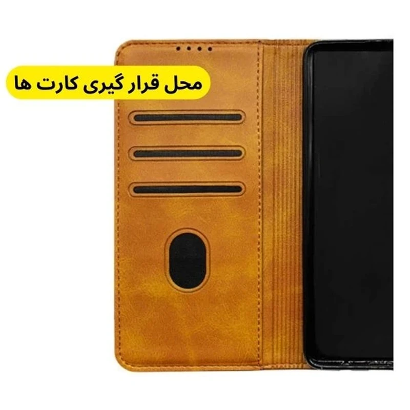 کیف کلاسوری طرح چرمی مدل جاکارتی مناسب برای گوشی موبایل شیائومی Poco M3
